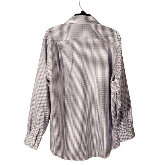 JoS A Bank White Blue Red Plaid Button Up Men's Shirt Sz M (16.5 - 34 ) - Picture 3 of 4